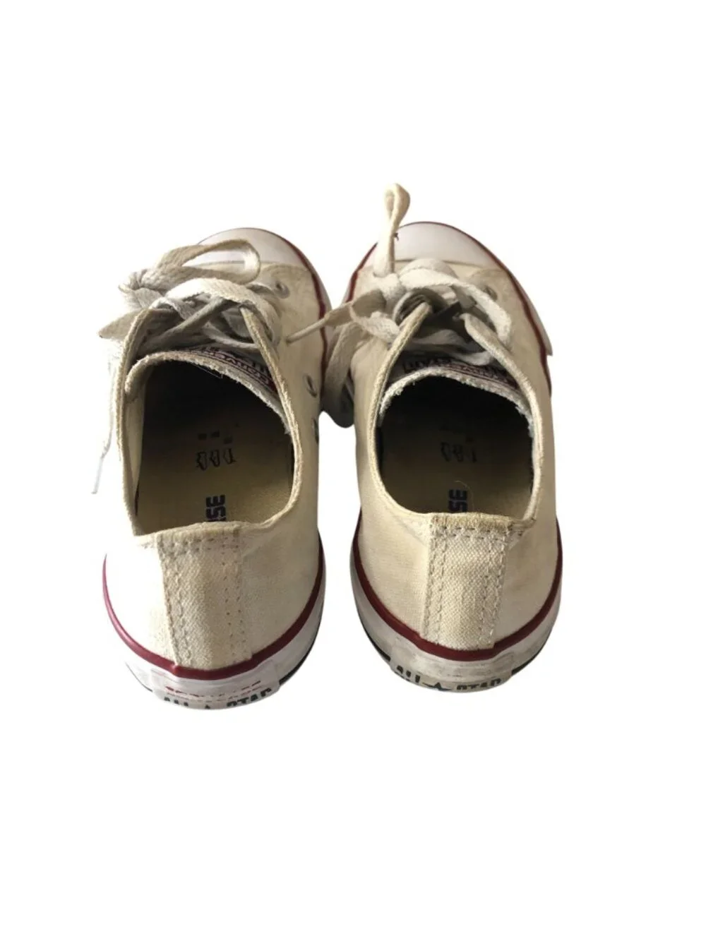 Converse Chuck Taylor All Star Low Top Sneakers White Canvas Youth 1
